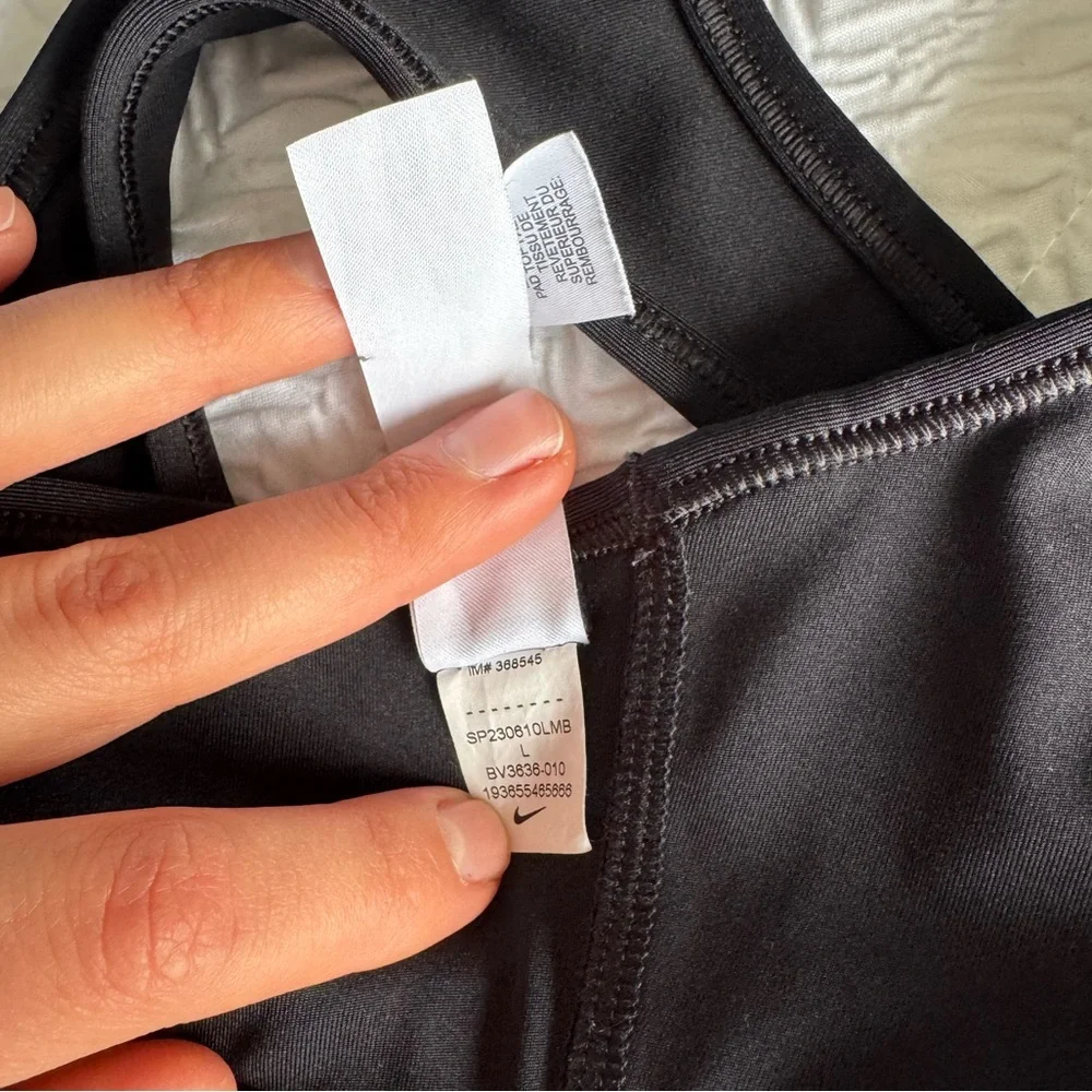 Nike Sport Women's High Support Bra Gym Running Top Size L - Picture 6 of 6